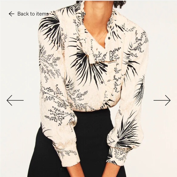 BA&SH blouse size L NWT - Picture 7 of 14